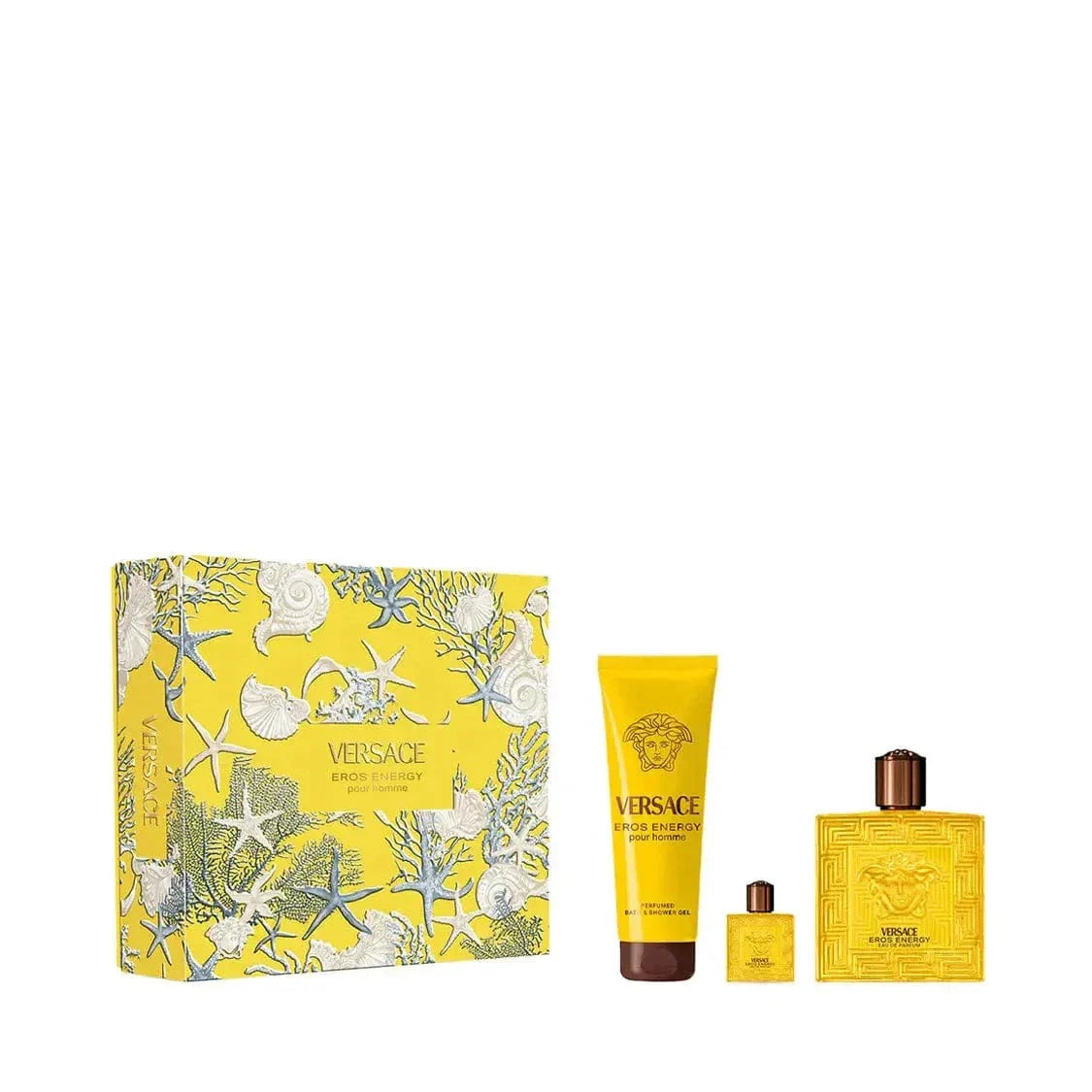 Eros Energy By Versace For Men 3Pcs Set EDP Spray by perfumesandrea