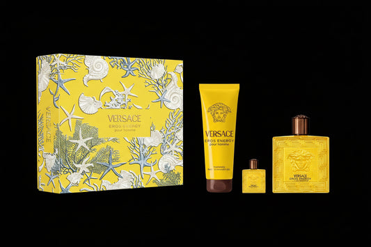 Eros Energy By Versace For Men 3Pcs Set EDP Spray by perfumesandrea