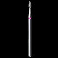 DIAMOND NAIL DRILL BIT, "DROP", RED, HEAD DIAMETER 2.3/5MM (FA40R023/5) - STALEKS™ by kvadrat store