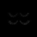 False Eyelashes with Adhesive by ColourSpell