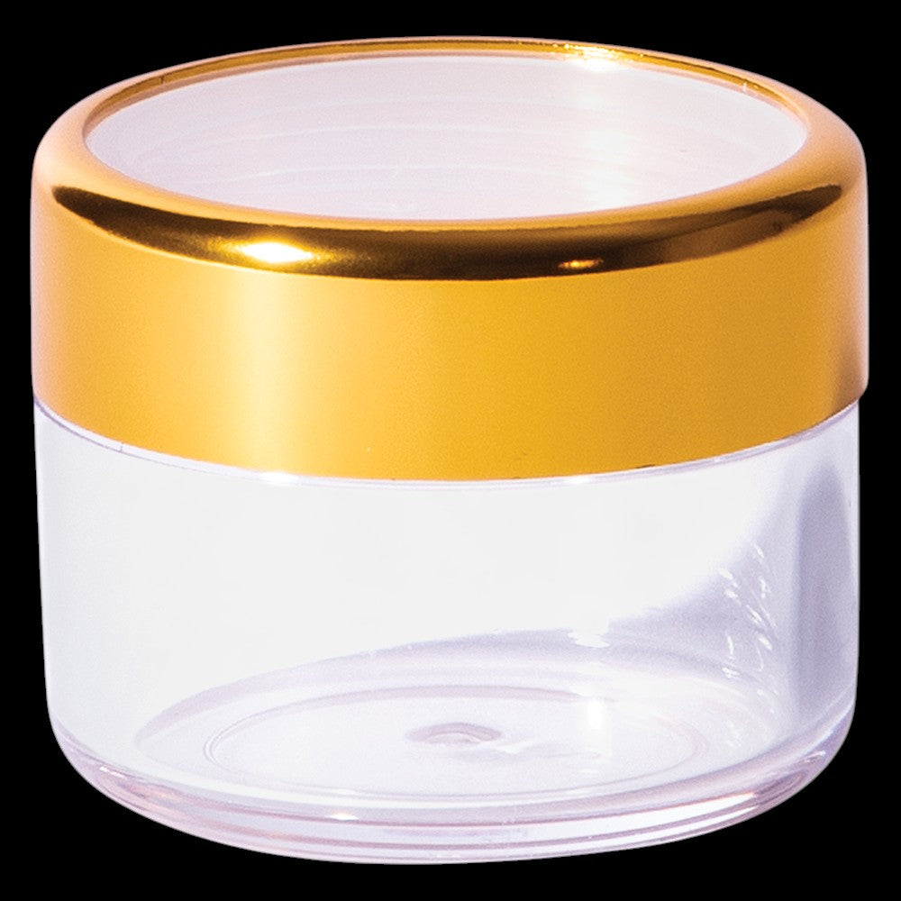 FantaSea Clear Jar with Gold Cap 18ml by Beauty Supply 123 Outlet