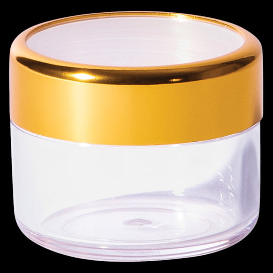 FantaSea Clear Jar with Gold Cap 18ml by Beauty Supply 123 Outlet