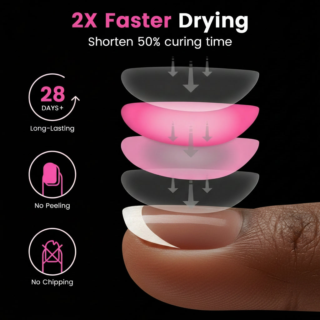 Glow™ Lite Nail Lamp - White - 48W Plug-in UV/LED by Lavinda