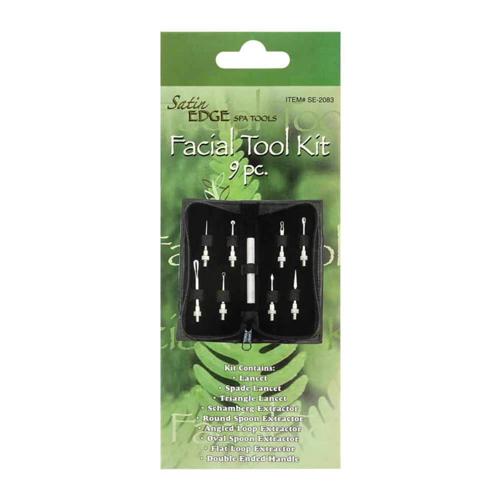 Satin Edge Facial Tool Kit - 9pc by Beauty Supply 123 Outlet