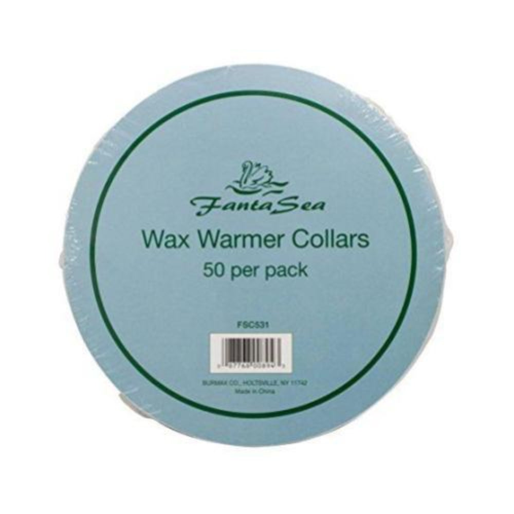 FantaSea Standard Wax Warmer Collars - 50 Pack by Beauty Supply 123 Outlet