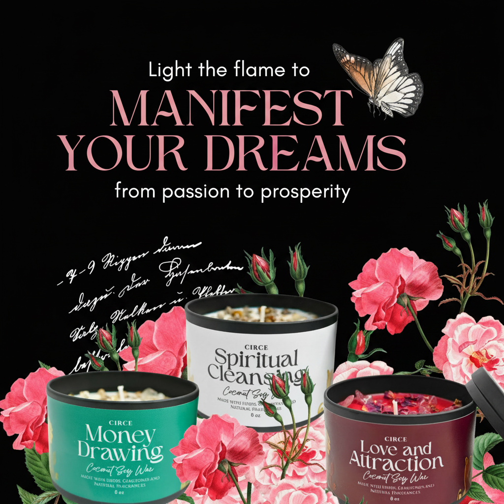 Fiery Protection Candle — 8‑oz Wall of Protection Ritual by Circe Boutique