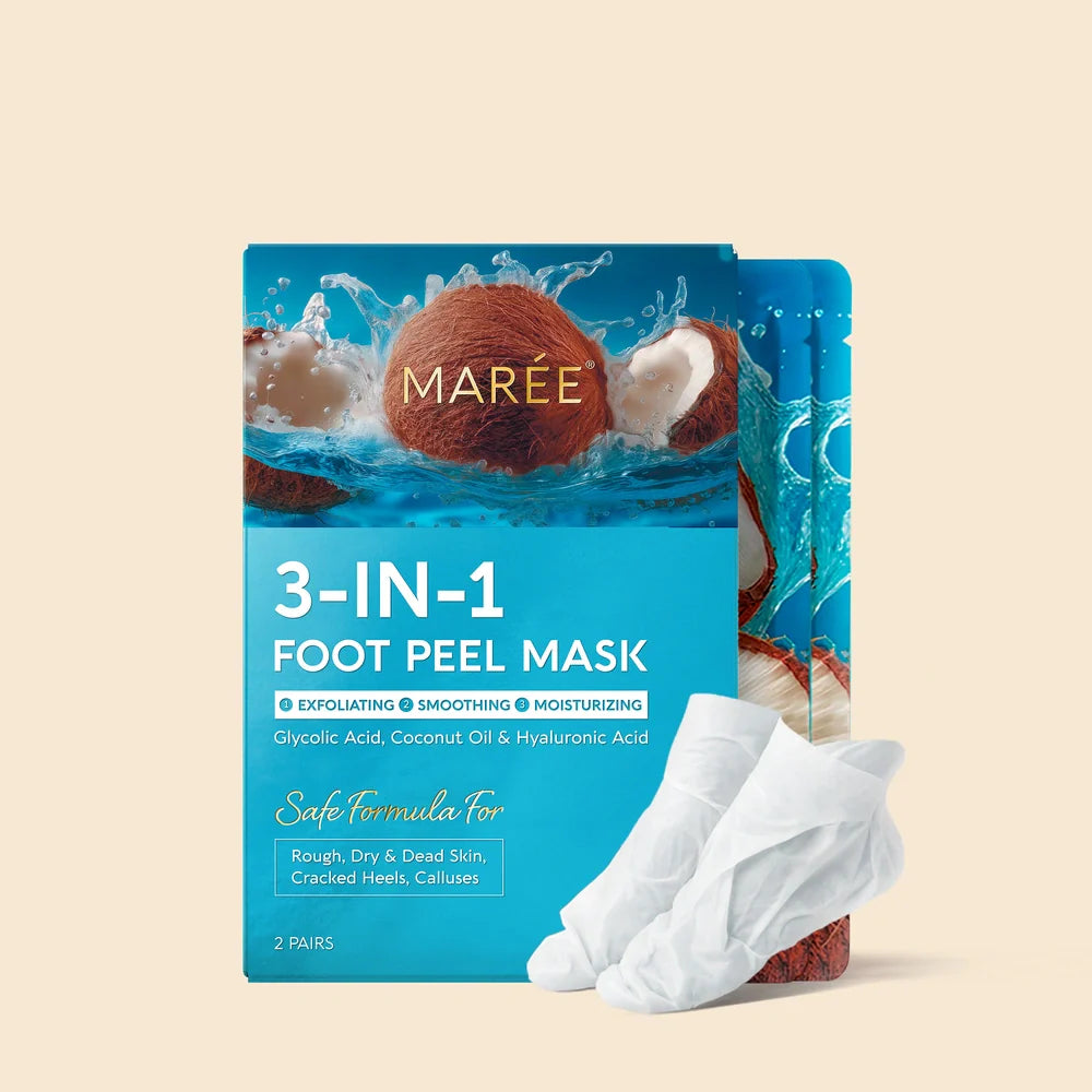 Exfoliating & Hydrating Foot Mask by Maree