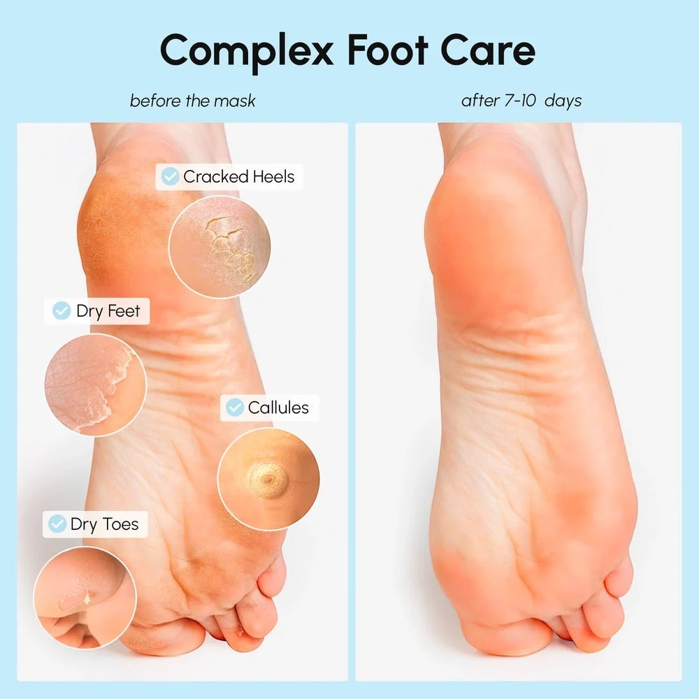 Exfoliating & Hydrating Foot Mask by Maree
