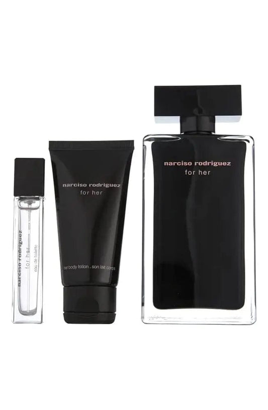 Narciso Rodriguez For Her 3Pcs EDT Spray for Women – Elegant Scent by perfumesandrea