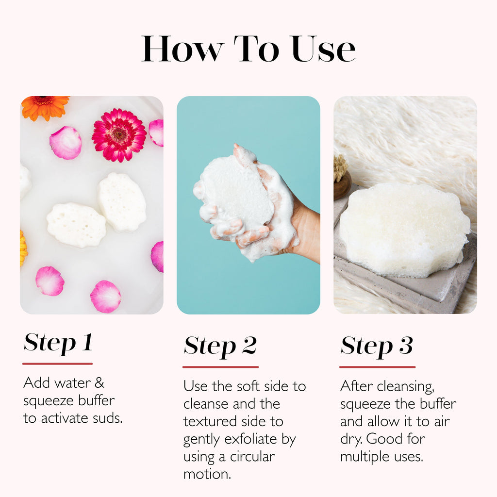 Mystic Rose Pedi Buffer | Florica by Spongellé