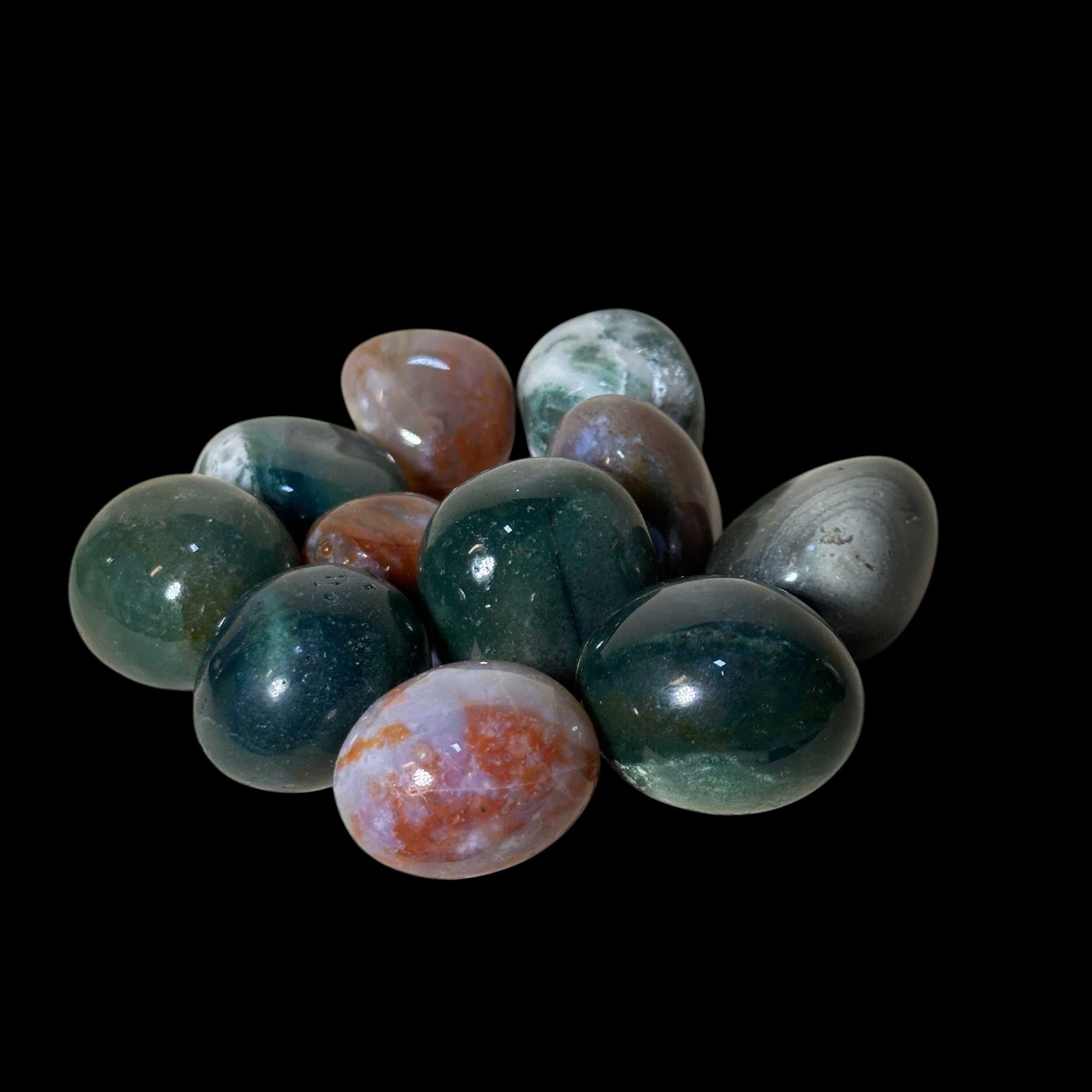 Fancy Jasper Tumbled Pocket Stone