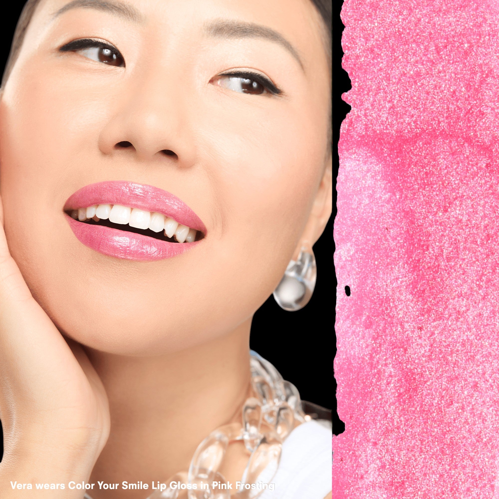 Pink Frosting - Color Your Smile Lighted Lip Gloss®️ by Gerard Cosmetics