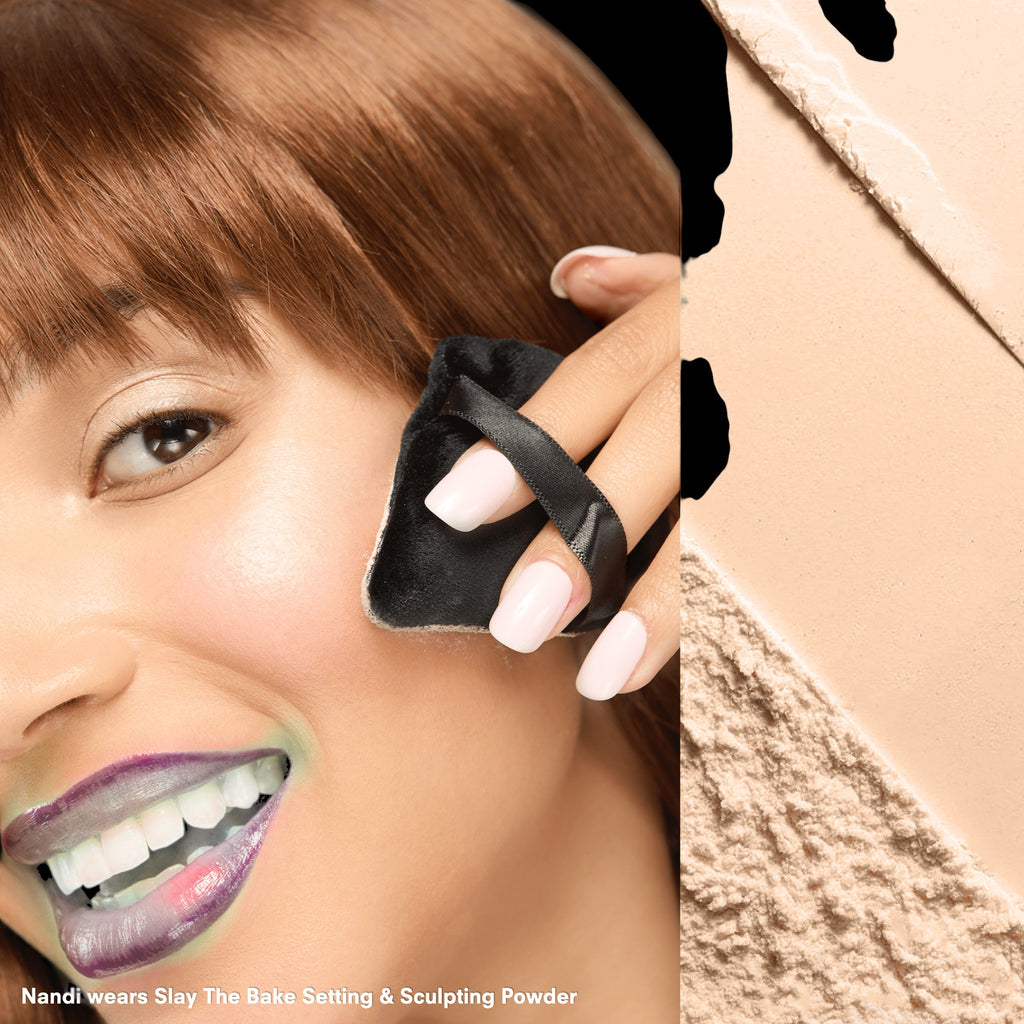 Slay the Bake Peach Setting & Sculpting Powder by Gerard Cosmetics