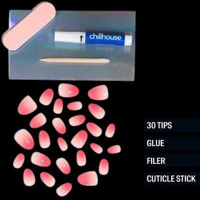 Chillhouse Chill Tips Press-On Nail Set - Design Studio Sugar Baby 24ct - Imperfect Box