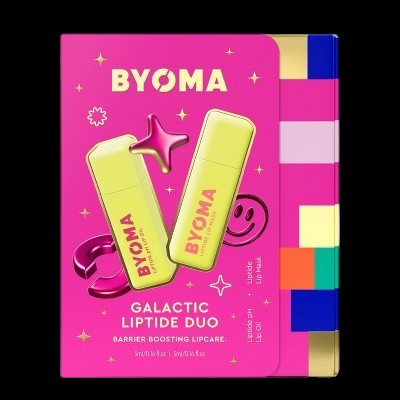 BYOMA Duo Gift Set Liptide Lip Mask and pH Lip Oil 2pc - Imperfect Box