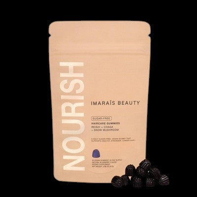 Imarais Beauty Nourish Haircare Gummies Vegan and Sugar-Free 30ct - Imperfect Container