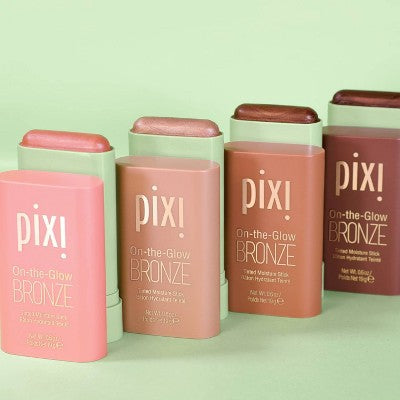 Pixi On The Glow Bronze Tinted Moisturizer Stick Bronzer Warm Glow 0.6oz - Imperfect Box