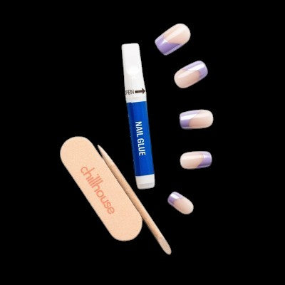 Chillhouse Chill Tips Press-On Fake Nails AI Supernova 24ct - Imperfect Box