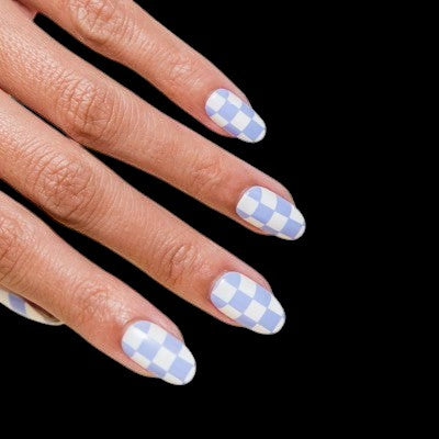 Chillhouse Chill Tips Fake Nails Design Studio Checked Out 24ct - Imperfect Box
