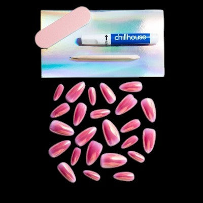 Chillhouse Chill Tips Press-On Fake Nails Unicorn Club 24ct - New