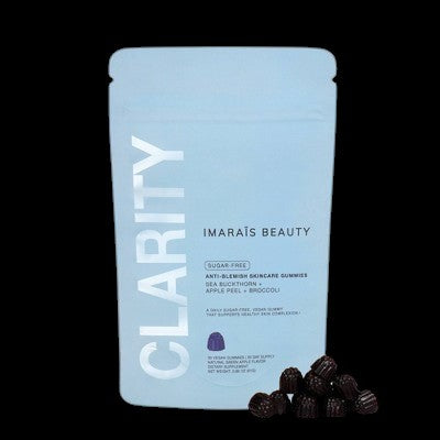Imarais Beauty Clarity Anti-Blemish Gummies Vegan and Sugar-Free 30ct - Imperfect Container