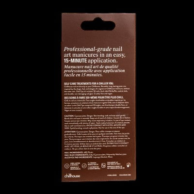 Chillhouse Chill Tips Fake Nails Design Studio Rebel in a Dress 24ct - Imperfect Box
