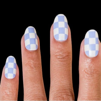 Chillhouse Chill Tips Fake Nails Design Studio Checked Out 24ct - Imperfect Box