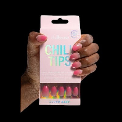 Chillhouse Chill Tips Press-On Nail Set - Design Studio Sugar Baby 24ct - Imperfect Box