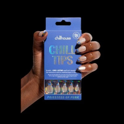 Chillhouse Chill Tips Press-On Nail Set Priestess of Punk 24ct - New