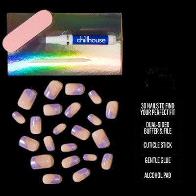 Chillhouse Chill Tips Press-On Fake Nails AI Supernova 24ct - Imperfect Box