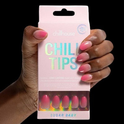 Chillhouse Chill Tips Press-On Nail Set - Design Studio Sugar Baby 24ct - Imperfect Box