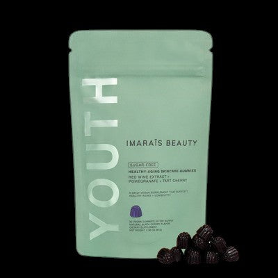 Imarais Beauty Youth Anti-Aging Gummies Vegan and Sugar-Free 30ct - Imperfect Container
