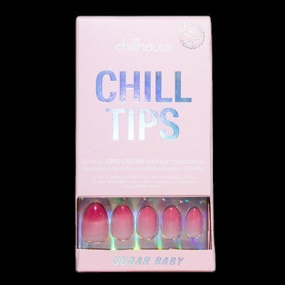 Chillhouse Chill Tips Press-On Nail Set - Design Studio Sugar Baby 24ct - Imperfect Box