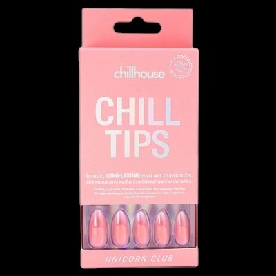 Chillhouse Chill Tips Press-On Fake Nails Unicorn Club 24ct - New