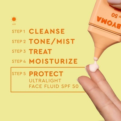 BYOMA Liquid Face Fluids SPF 50 1.69fl oz - Imperfect Container