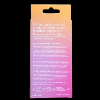 Chillhouse Chill Tips Press-On Fake Nails Sunset Sorbet 24ct - New