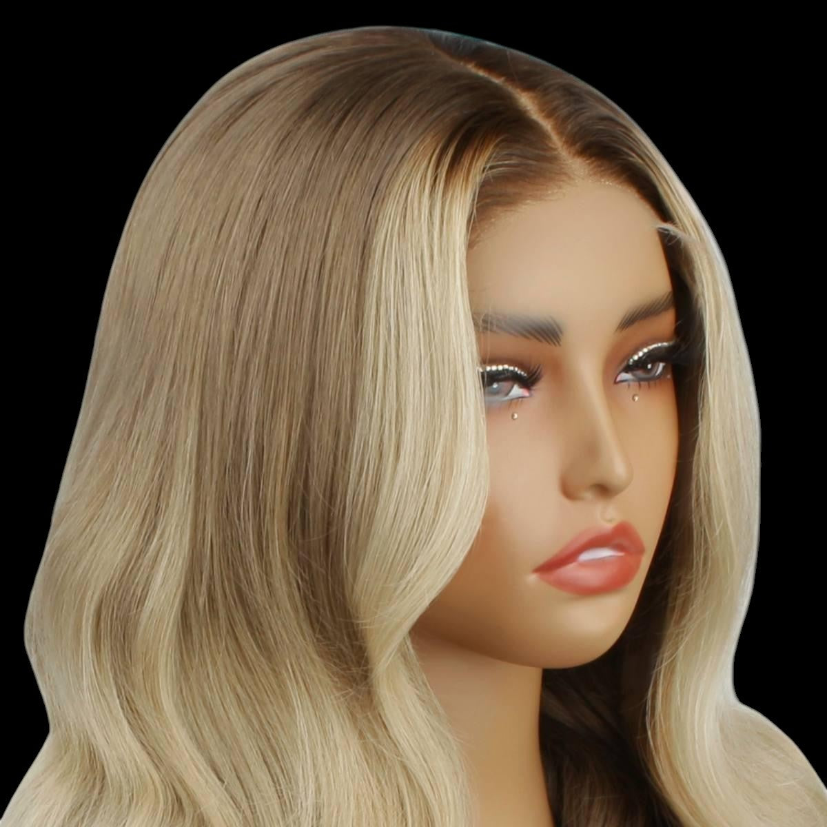 Gabriella Glueless 5x5 HD Lace Professionally Colored 100% Human Hair Closure Wig by Private Label