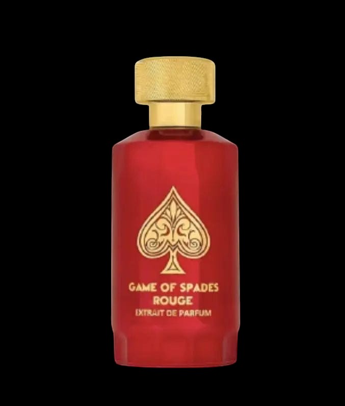 Game Of Spades Rouge By Jo Milano Unisex 3.4 oz Extrait De Parfum Spray by perfumesandrea