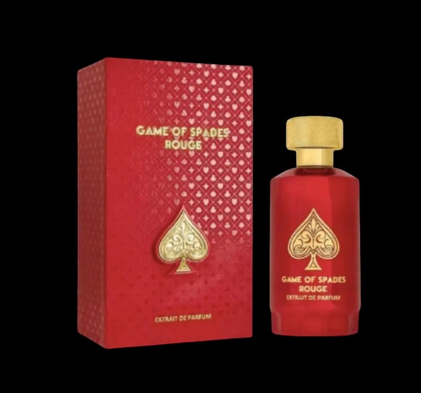 Game Of Spades Rouge By Jo Milano Unisex 3.4 oz Extrait De Parfum Spray by perfumesandrea