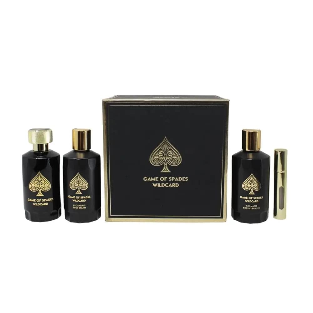 Game Of Spades Wildcard By Jo Milano For Unisex 3Pcs Set Parfum Spray by perfumesandrea