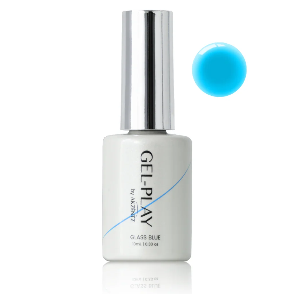 Akzentz - Gel Play Glass Blue, 10ml