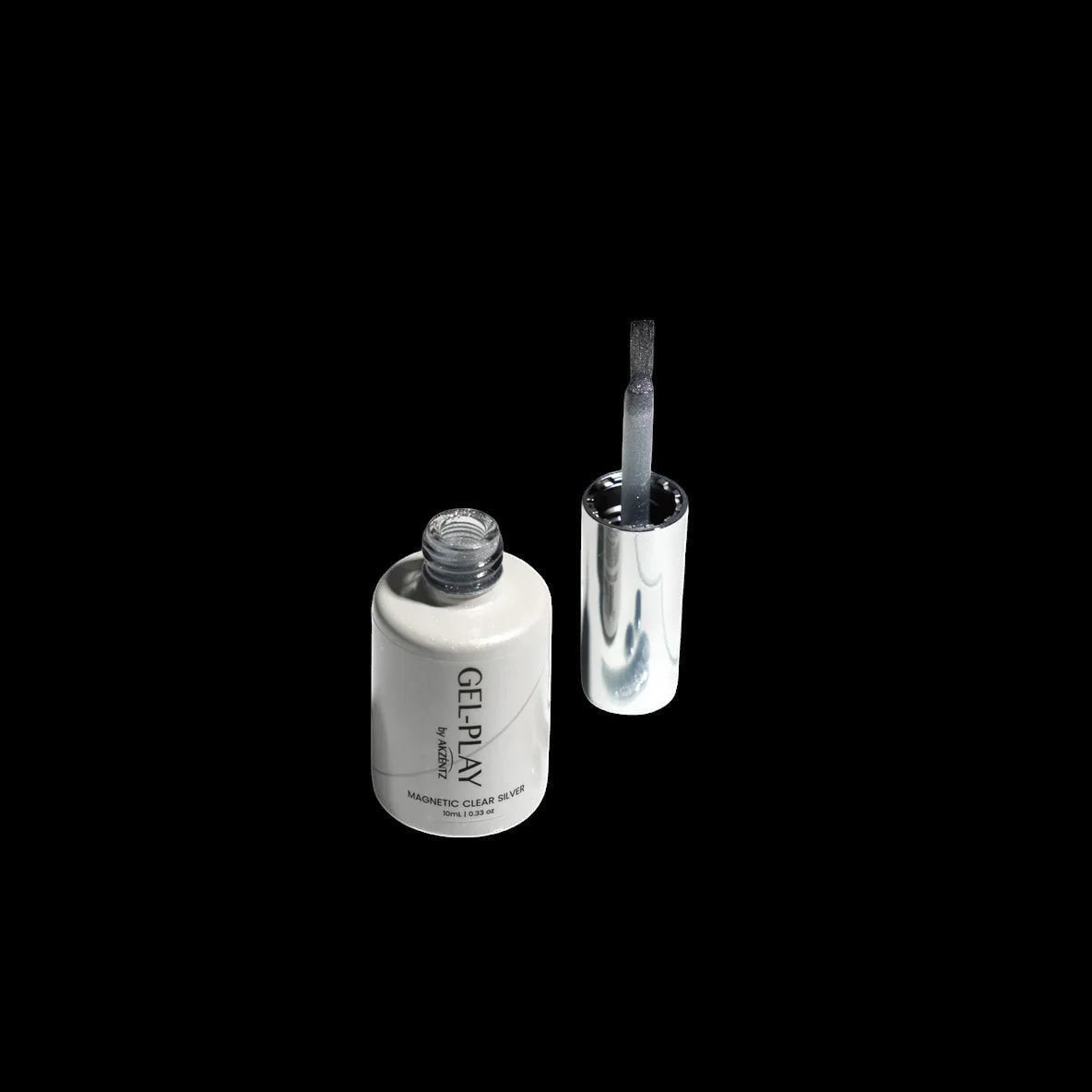 Gel Play Magnetic Clear Silver by kvadrat store