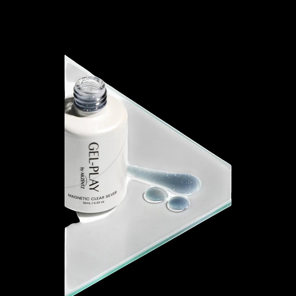 Gel Play Magnetic Clear Silver by kvadrat store