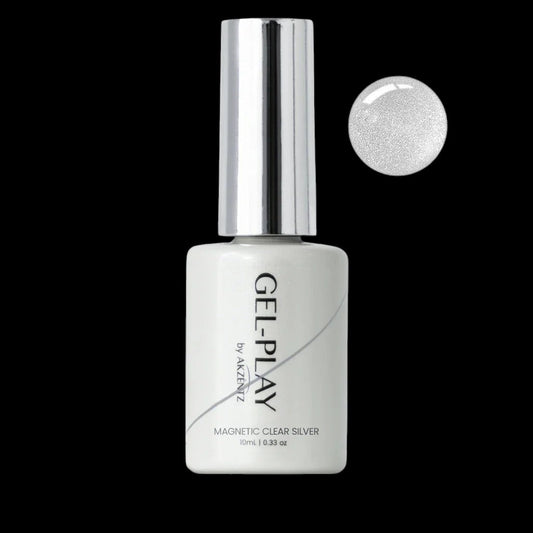 Gel Play Magnetic Clear Silver by kvadrat store