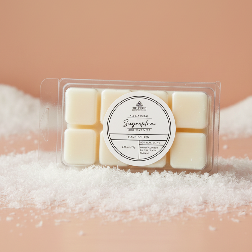 Sugarplum - Luxe Hand Poured Natural Coconut Wax Melts by The Good Shaman
