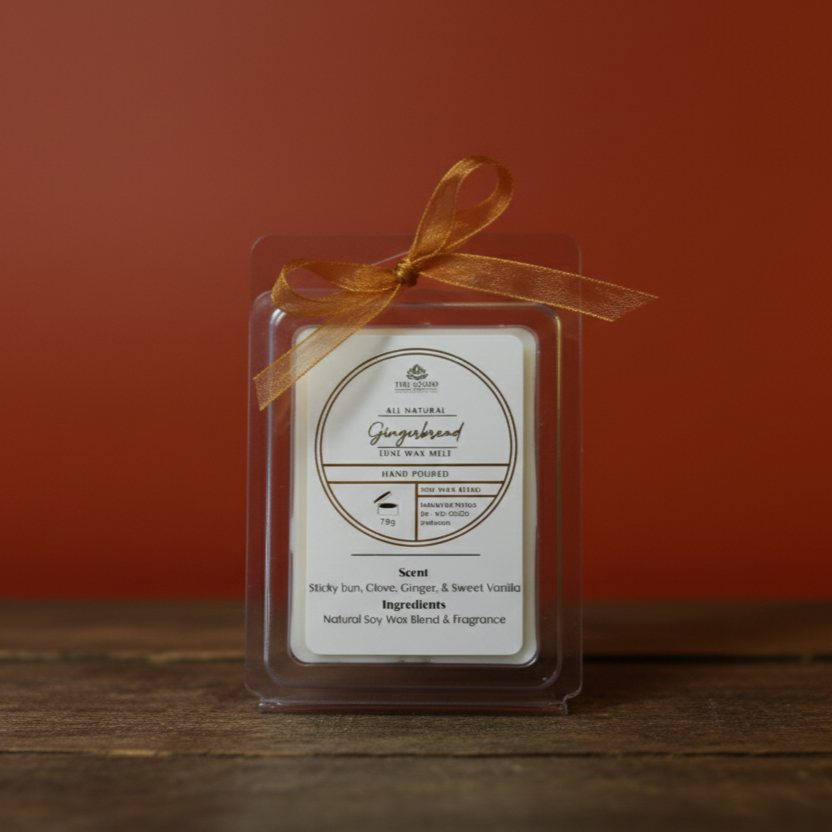 Gingerbread - Luxe Hand Poured Natural Coconut Wax Melts by The Good Shaman
