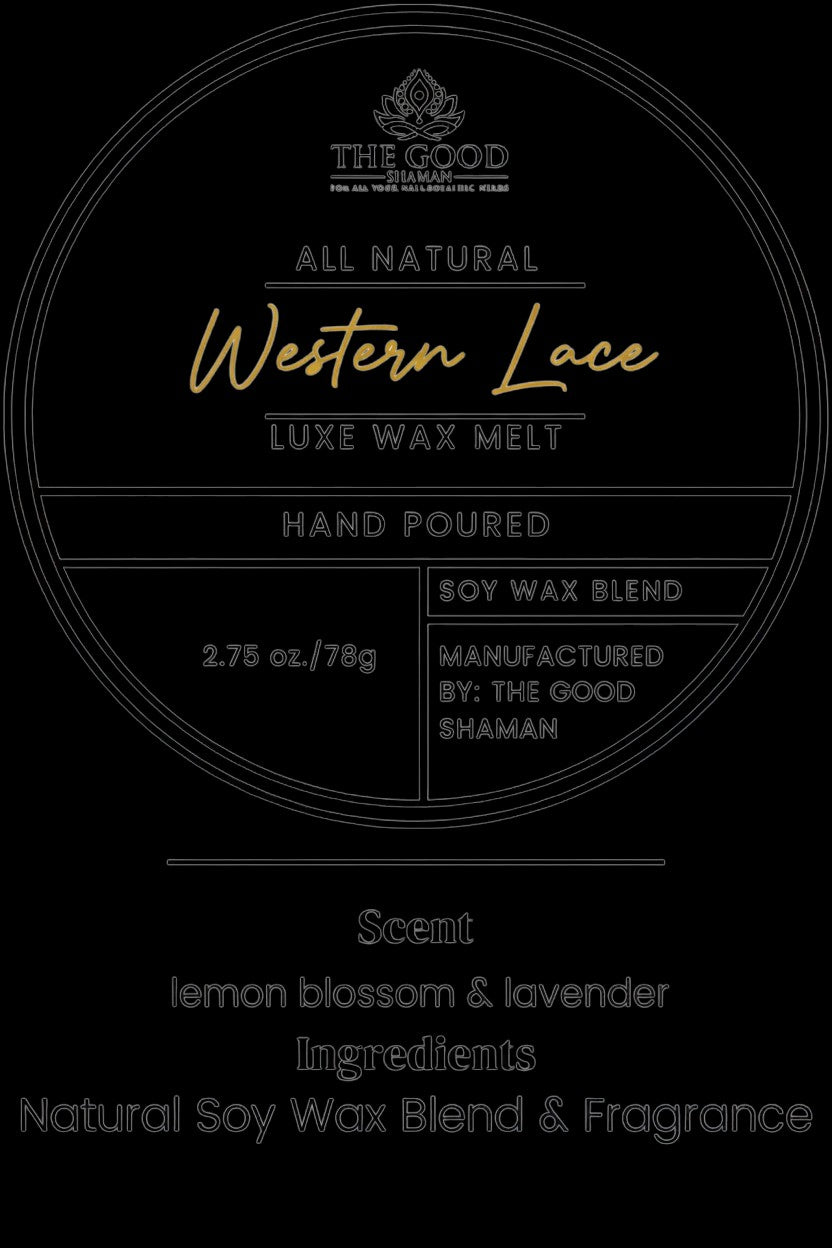 Western Lace Luxe Candle by The Good Shaman