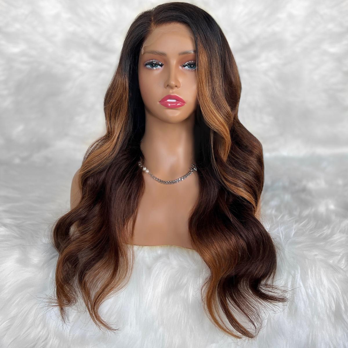 Giselle Glueless 5x5 HD Lace Professionally Colored 100% Human Hair Closure Wig by Private Label
