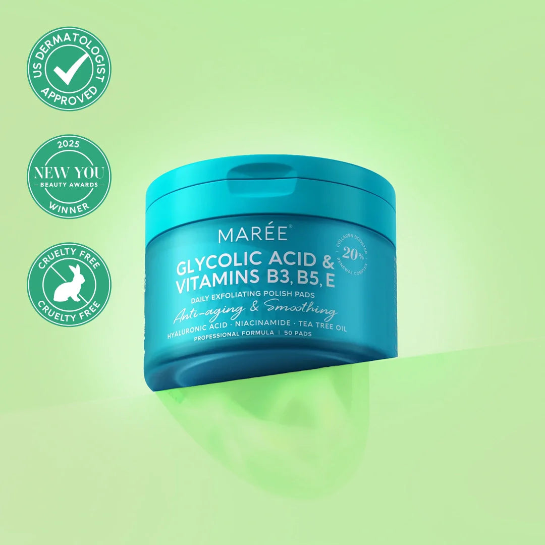 Glycolic Acid Exfoliating Pads by Maree