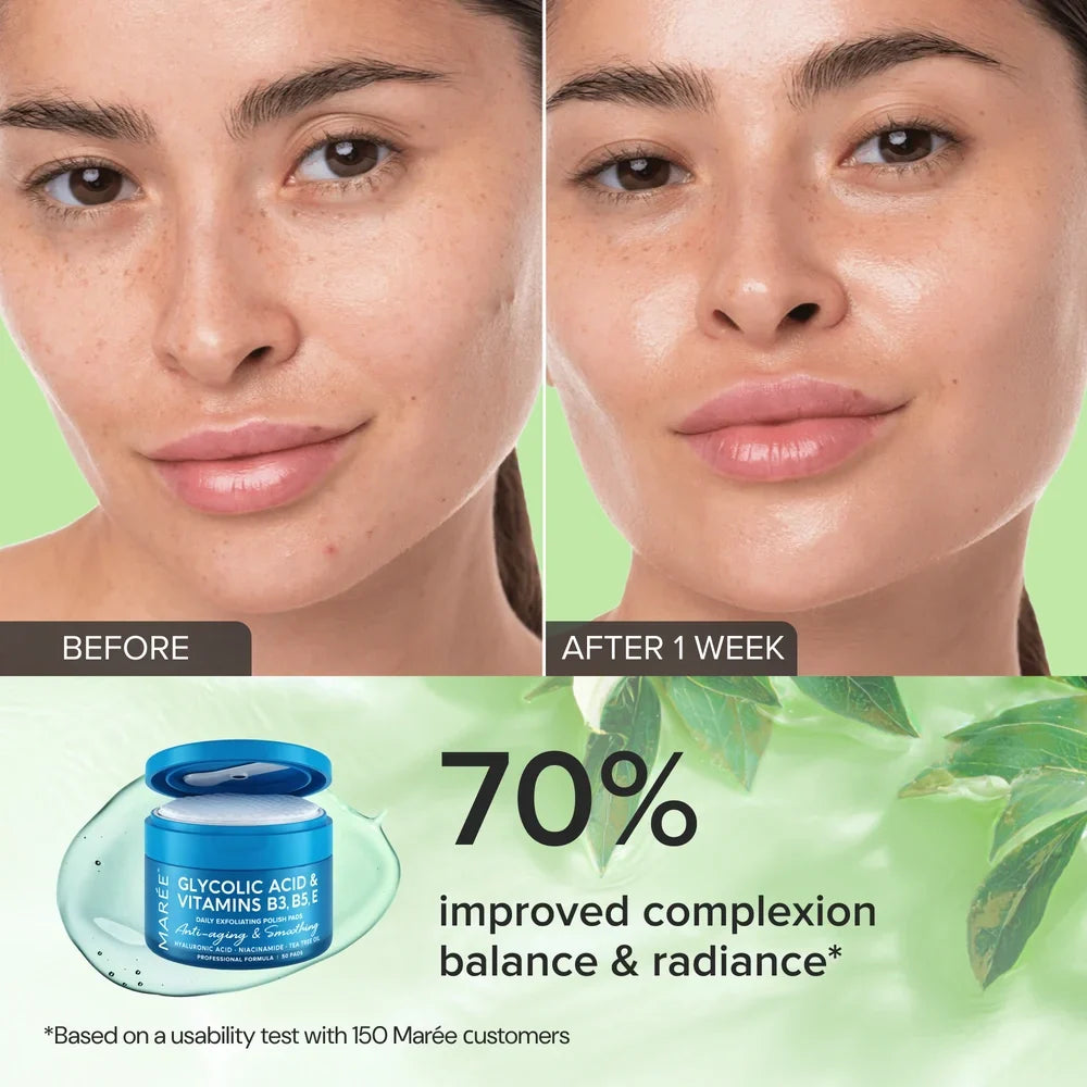 Glycolic Acid Exfoliating Pads by Maree